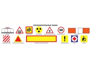 Опознавательные дорожные знаки